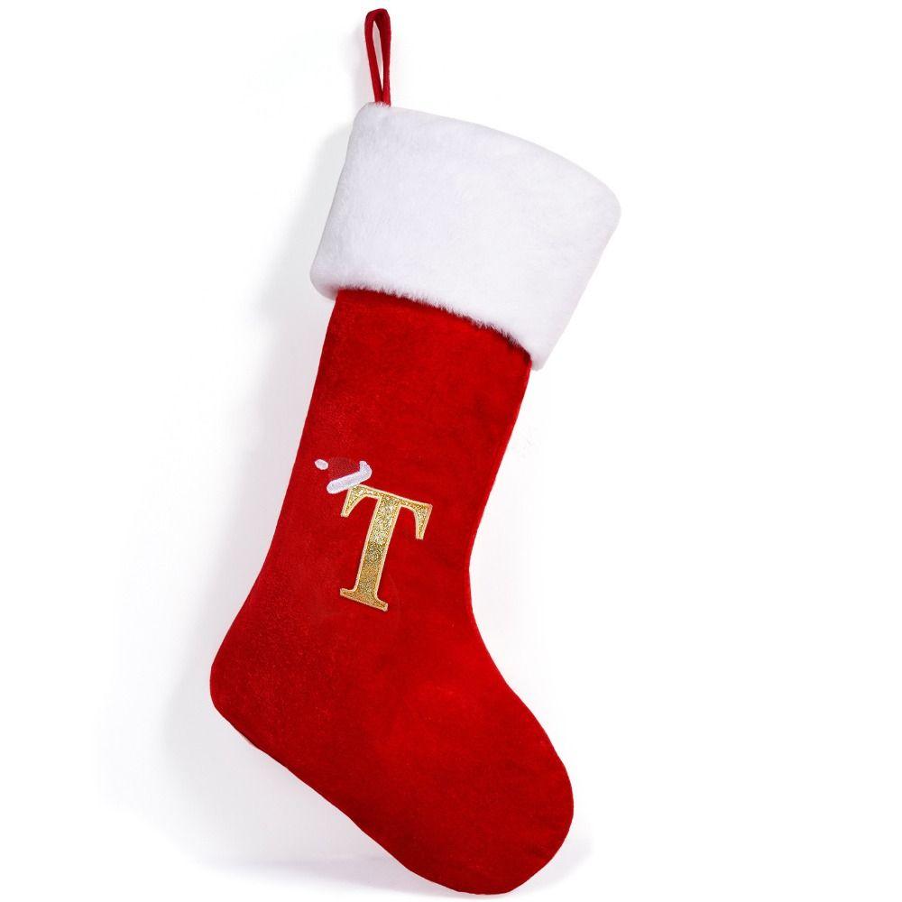 Embroidered Christmas Alphabet Knitted Socks Large Capacity Candy Gift Bags Xmas Gift T
Embroidered Christmas Alphabet Knitted Socks Large Capacity Candy Gift Bags Xmas Gift T