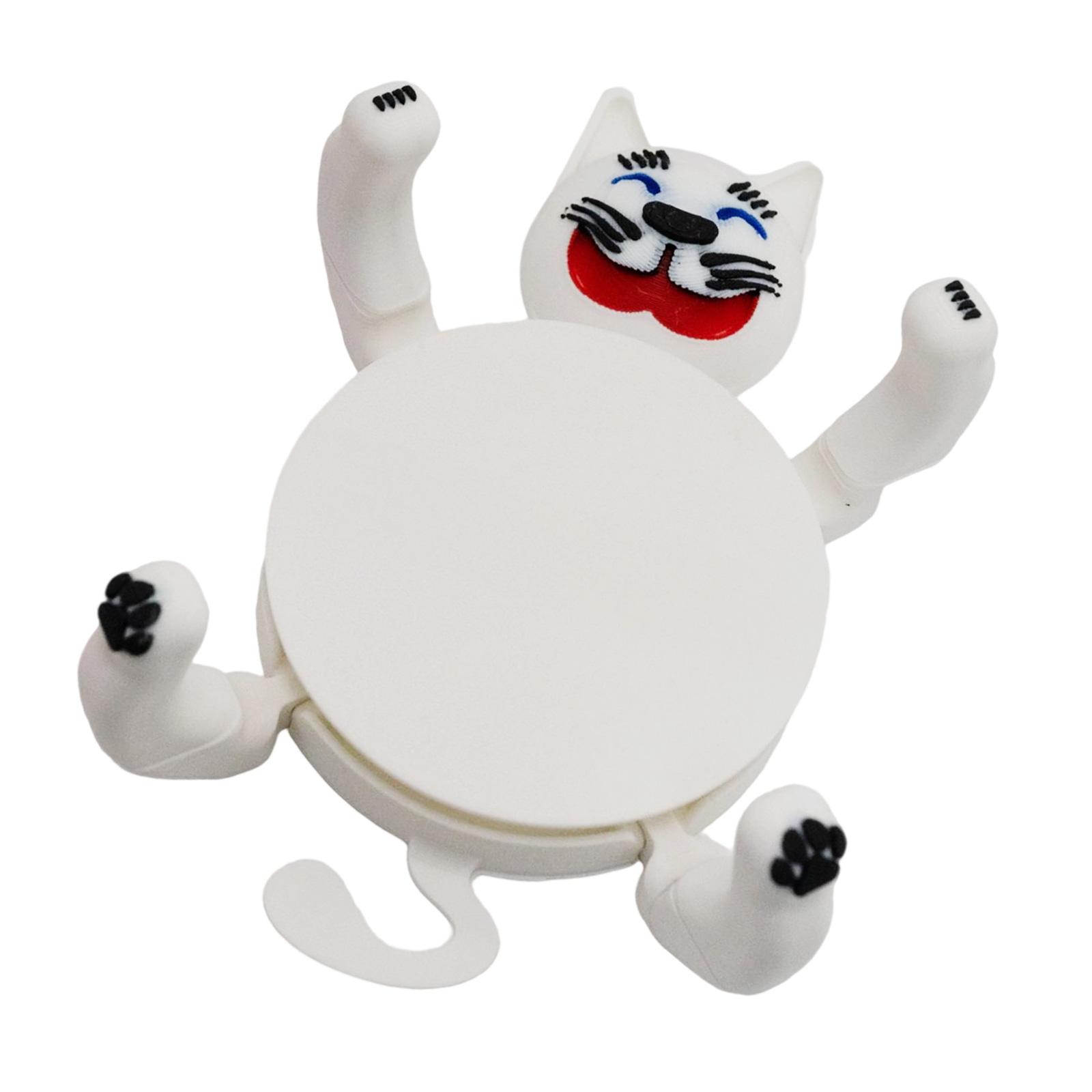 Cute Cat Coasters 3D Printed Mug Holders For Drinks Whimsical Coffee Table Decoration Ideal For Cat Enthusiasts білий
Cute Cat Coasters 3D Printed Mug Holders For Drinks Whimsical Coffee Table Decoration Ideal For Cat Enthusiasts білий