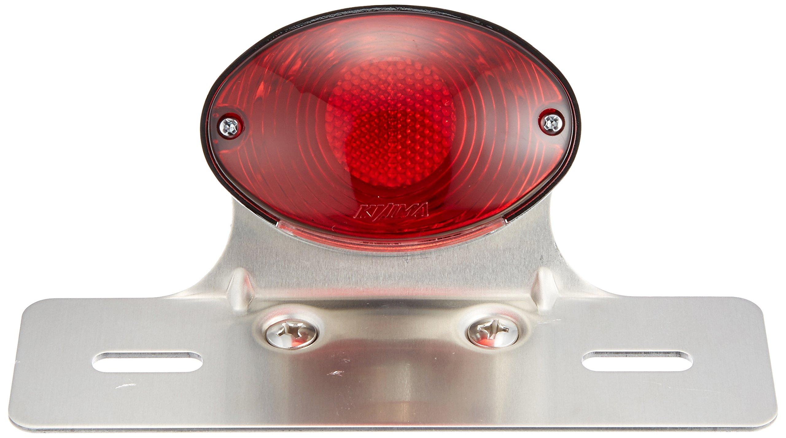 Kijima Motorcycle Parts Mini Cat Eye Tail Lamp with Aluminum Plate G18 Universal 12V23/8W 218-3020
Kijima Motorcycle Parts Mini Cat Eye Tail Lamp with Aluminum Plate G18 Universal 12V23/8W 218-3020