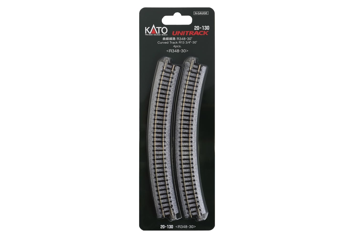 KATO N gauge изогнутый путь 4 штуки Принадлежности для железнодорожной модели R348-30° 20-130
KATO N gauge изогнутый путь 4 штуки Принадлежности для железнодорожной модели R348-30° 20-130