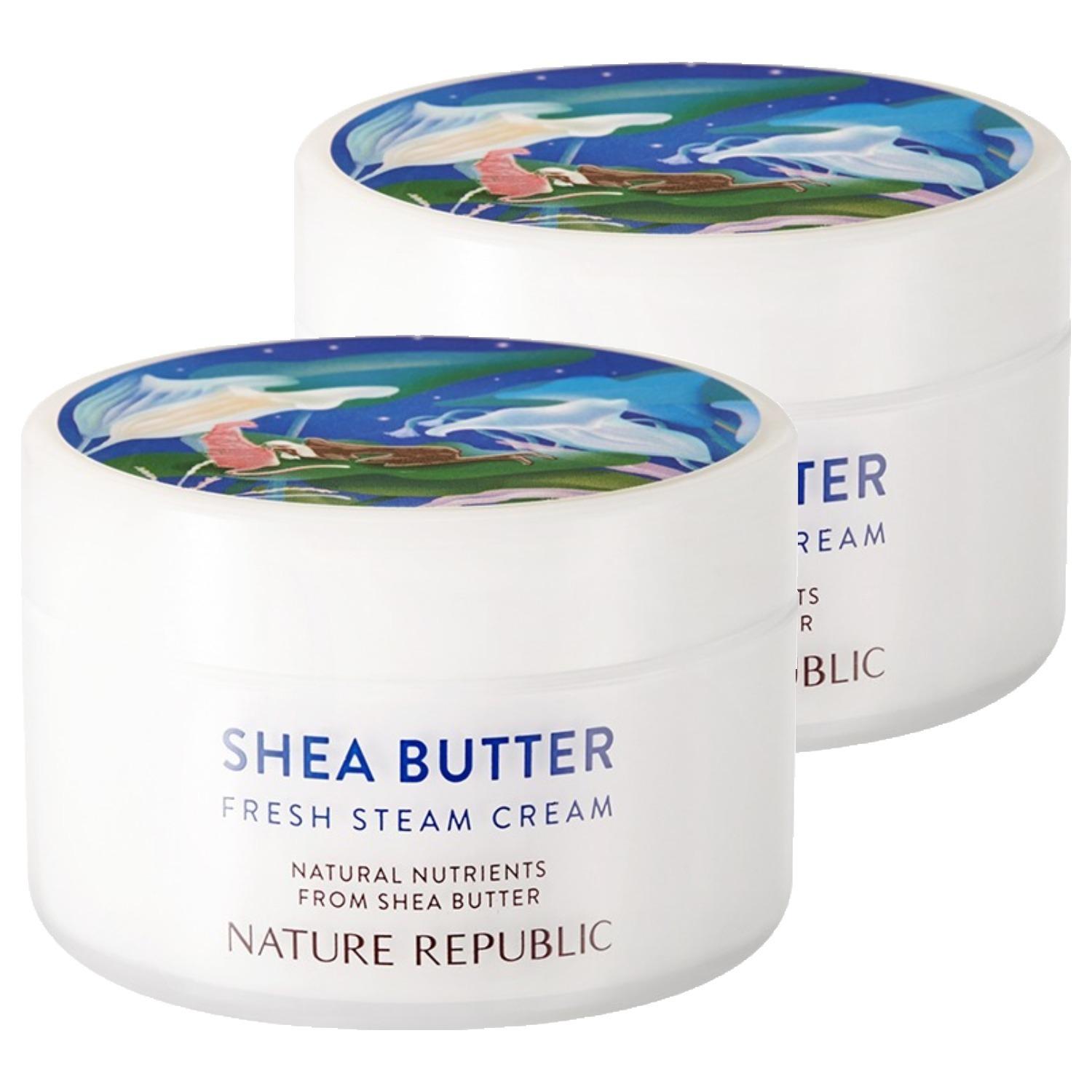 Nature Republic Shea Butter Fresh Steam Cream for Oily & Combination Skin Balancing Duo 100ml x 2
Nature Republic Shea Butter Fresh Steam Cream for Oily & Combination Skin Balancing Duo 100ml x 2