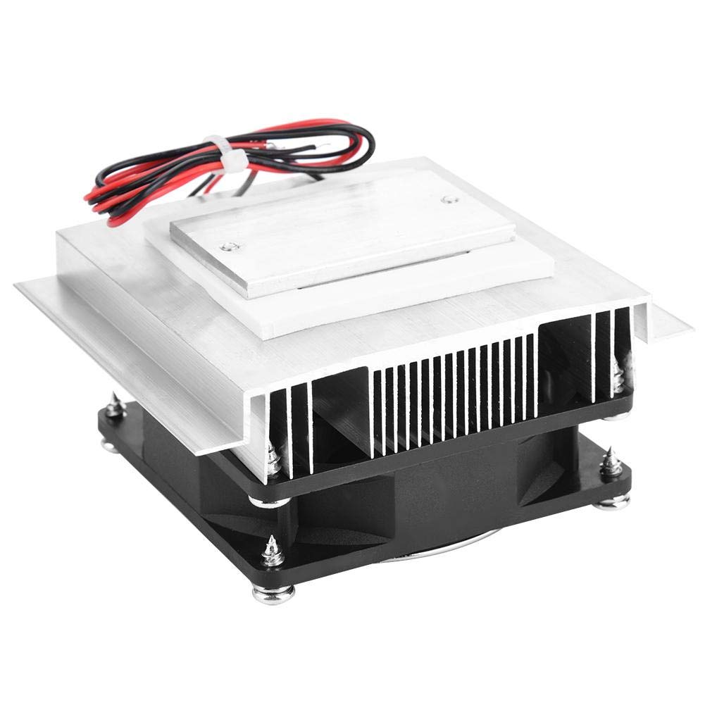 DC 12V 6A Thermoelectric Peltier 72W Thermoelectric Cooler Semiconductor Refrigeration Chip Radiator Cooling Unit Cooling Device Single Fan DIY Kit
DC 12V 6A Thermoelectric Peltier 72W Thermoelectric Cooler Semiconductor Refrigeration Chip Radiator Cooling Unit Cooling Device Single Fan DIY Kit