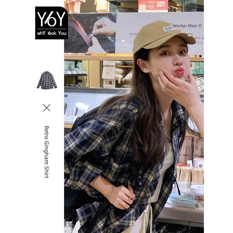 Retro Early Autumn Stylish Thin Outer Match Gingham Shirt Navy XL recommended 57.50 kg-65.00 kg
Retro Early Autumn Stylish Thin Outer Match Gingham Shirt Navy XL recommended 57.50 kg-65.00 kg