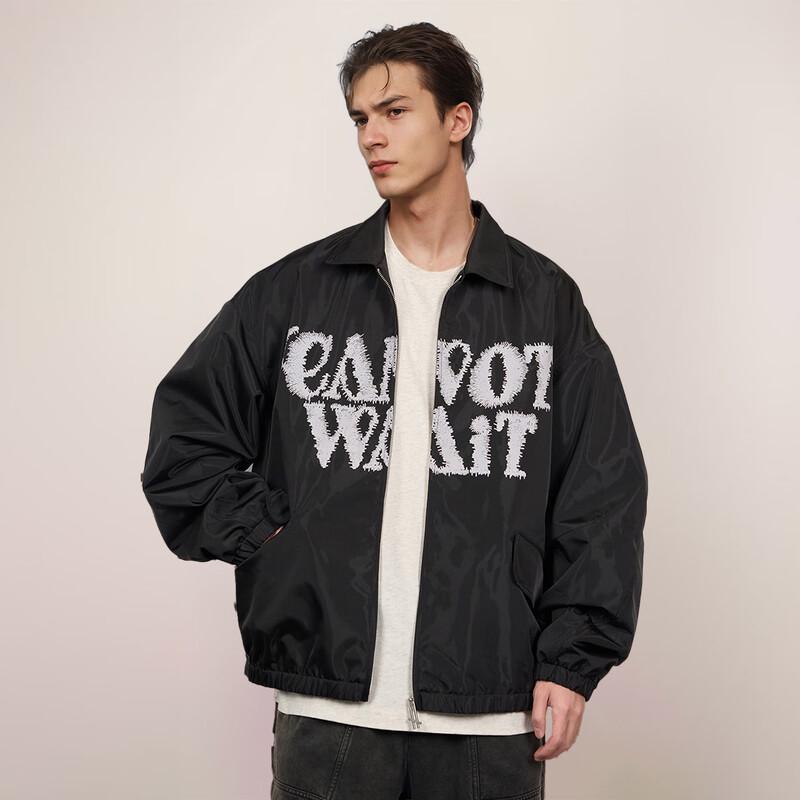 CANOTWAIT William Chan Mirror Effect Letter Print Zipper Jacket L
CANOTWAIT William Chan Mirror Effect Letter Print Zipper Jacket L