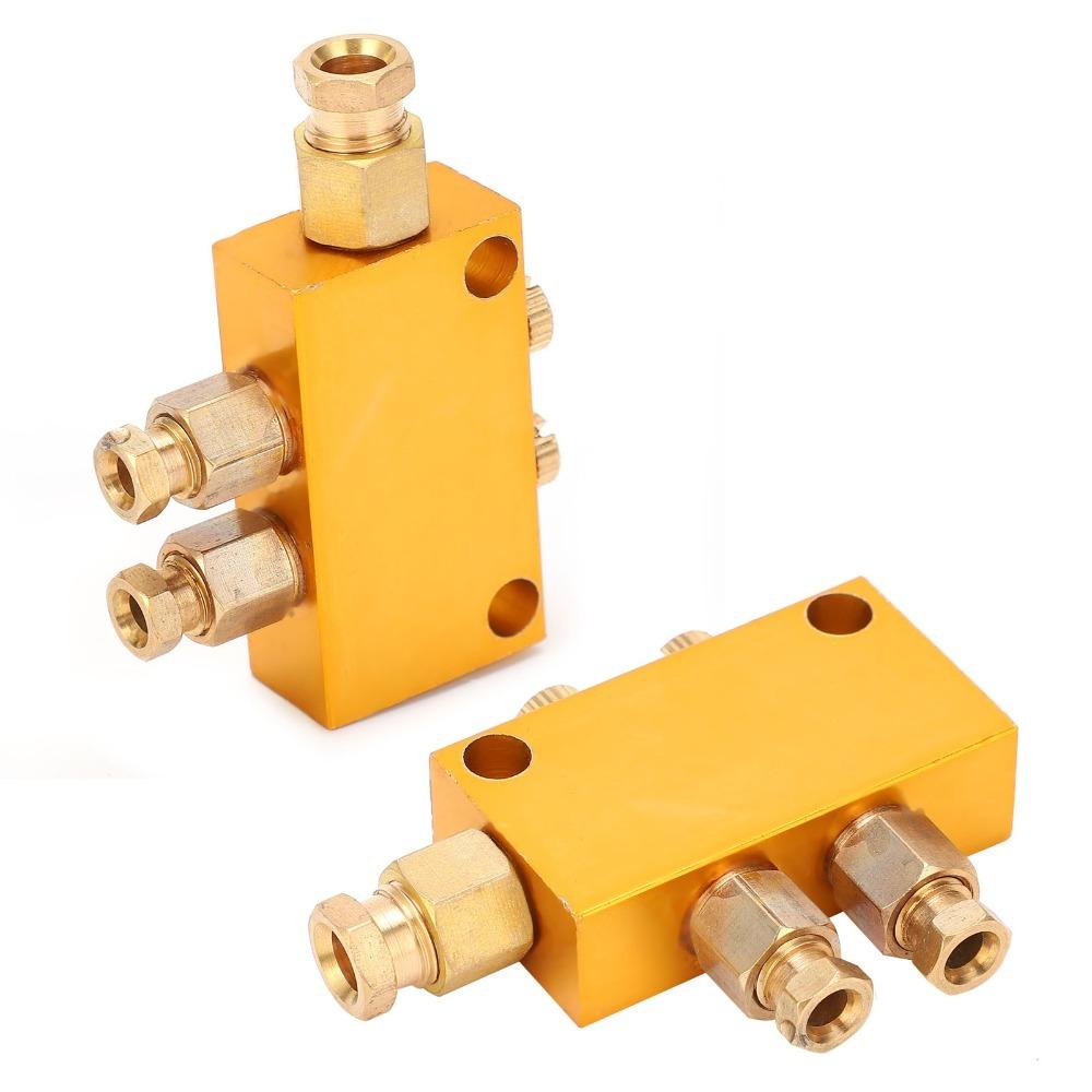TKType Oil Distributor Brass Material Piston Distributor Lubrication System Industrial Machinery 1in2out
TKType Oil Distributor Brass Material Piston Distributor Lubrication System Industrial Machinery 1in2out