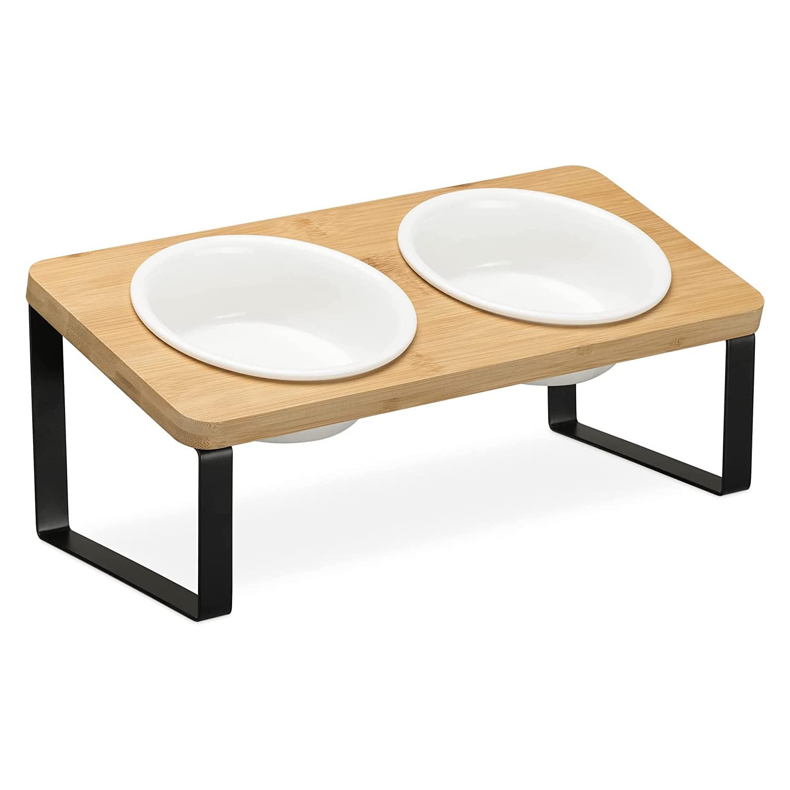 HeGeed Cat Cat Cat Food Cat with Iron 15 Degree Angle Protects Cervical Water Cat Pet Tableware with Bamboo Cat Dish Ceramic Food Two Sweets Snack
HeGeed Cat Cat Cat Food Cat with Iron 15 Degree Angle Protects Cervical Water Cat Pet Tableware with Bamboo Cat Dish Ceramic Food Two Sweets Snack