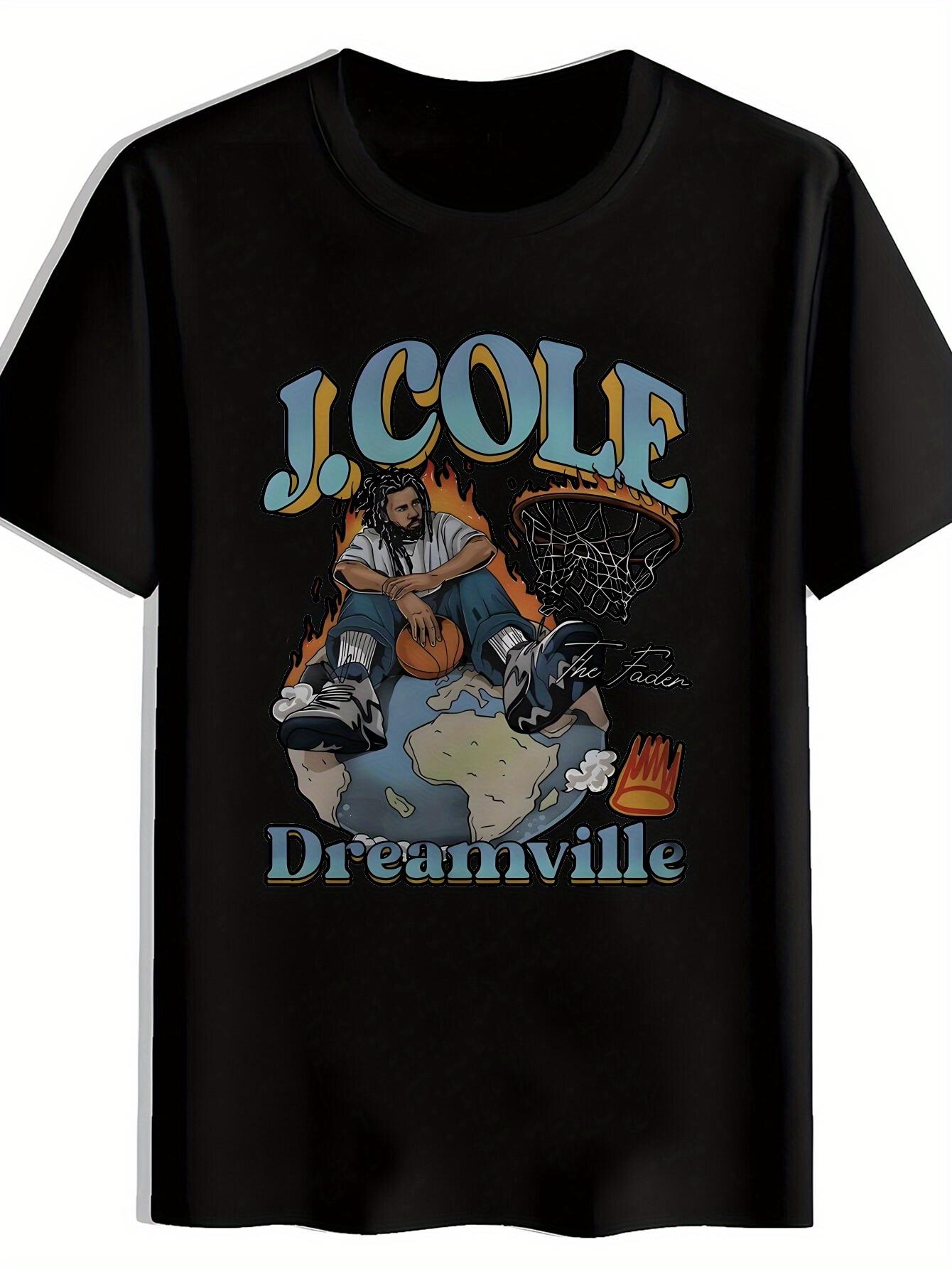 Black J.Cole Dreamville Graphic T-shirt - Casual Crew Neck XL
Black J.Cole Dreamville Graphic T-shirt - Casual Crew Neck XL