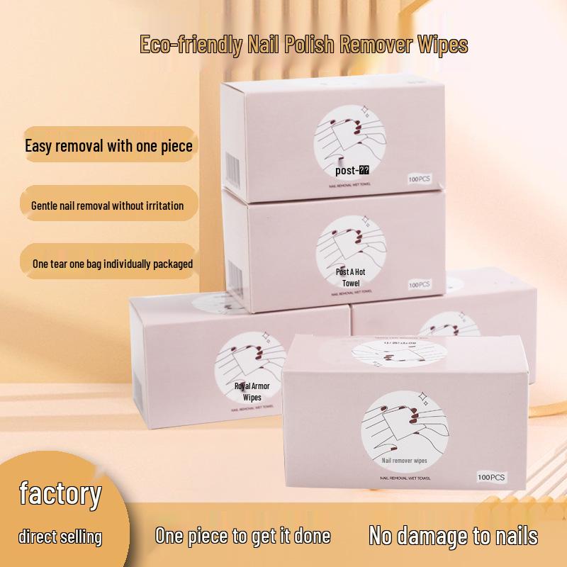 Disposable Nail Polish Remover Wipes - Gentle, Non-Irritating, Easy Nail Art Cleaning Pads As shown
Disposable Nail Polish Remover Wipes - Gentle, Non-Irritating, Easy Nail Art Cleaning Pads As shown