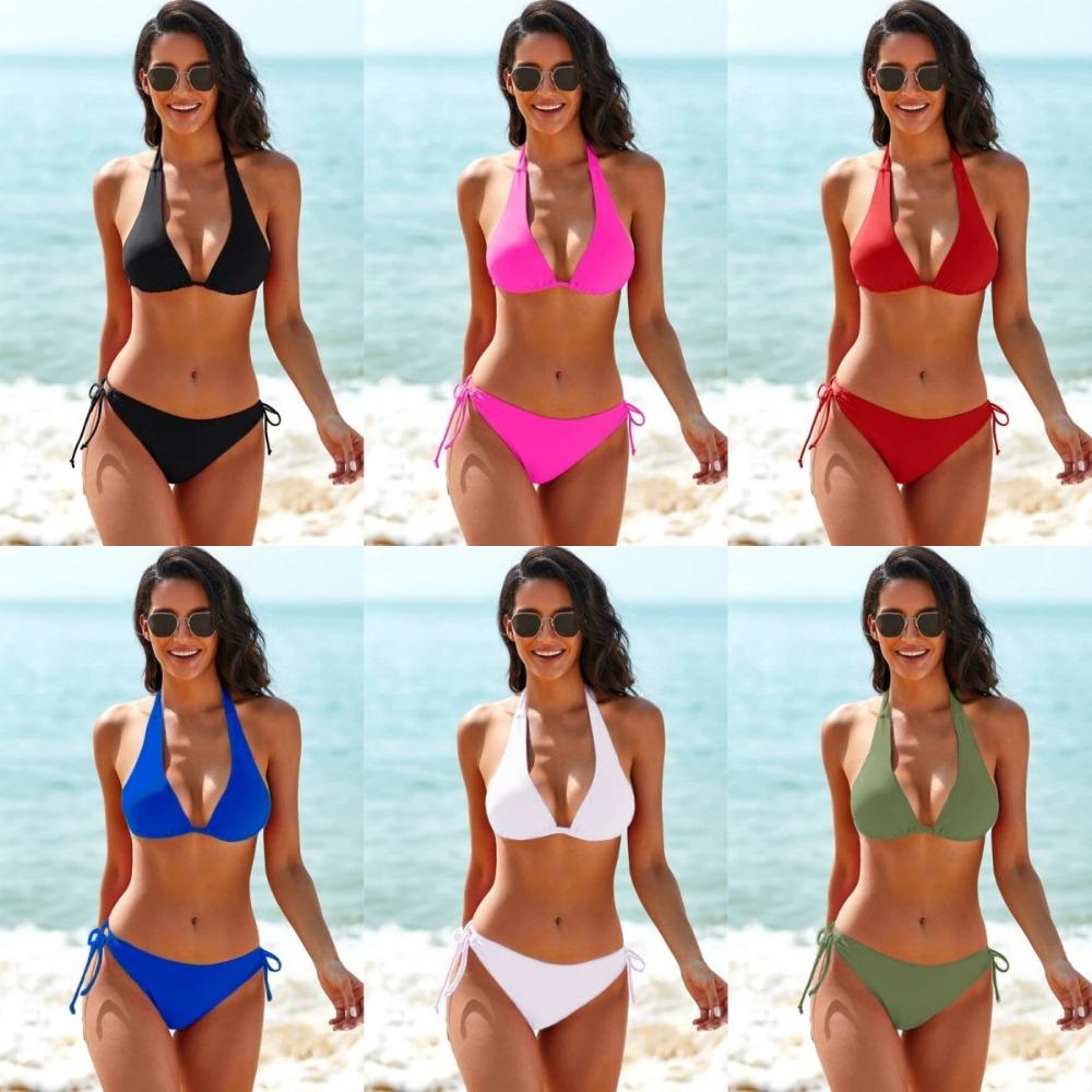 Swimwear Strap-on Bikini Euro-American Sexy Swimsuit Beach Vacation Bikini XL рожевий червоний колір
Swimwear Strap-on Bikini Euro-American Sexy Swimsuit Beach Vacation Bikini XL рожевий червоний колір