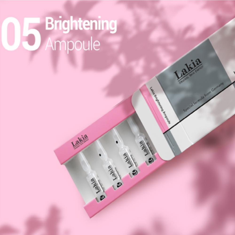 Lakia Brightening Facial Serum 2ml X 10ea Tone up Radiant Moisture Glow Корейский уход за кожей
Lakia Brightening Facial Serum 2ml X 10ea Tone up Radiant Moisture Glow Корейский уход за кожей