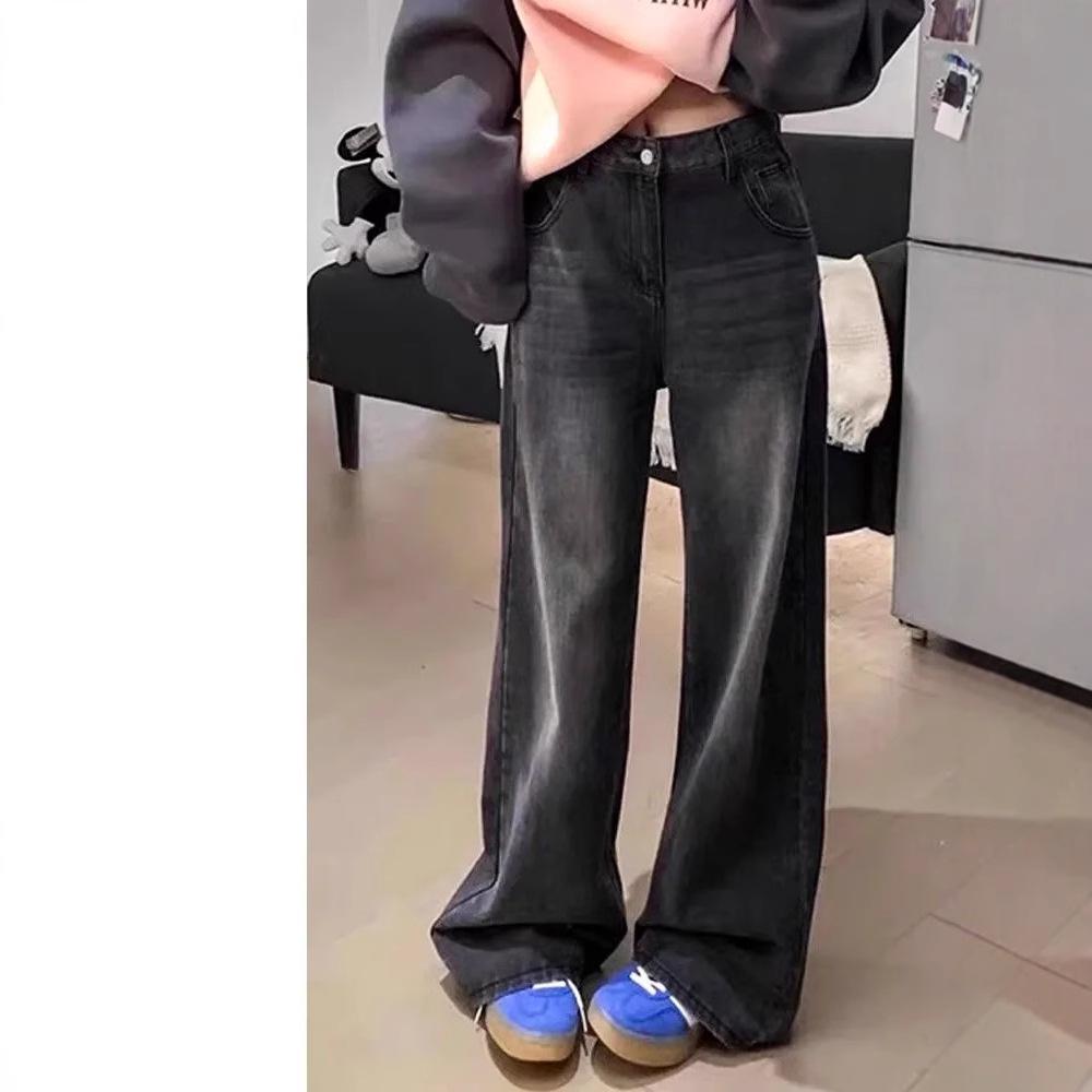 2025 Women s Black and Gray Plus Size Wide-Leg Jeans - Autumn/Winter Loose Straight-Leg Pants for Pear Shapes XXL темно-серого
2025 Women s Black and Gray Plus Size Wide-Leg Jeans - Autumn/Winter Loose Straight-Leg Pants for Pear Shapes XXL темно-серого