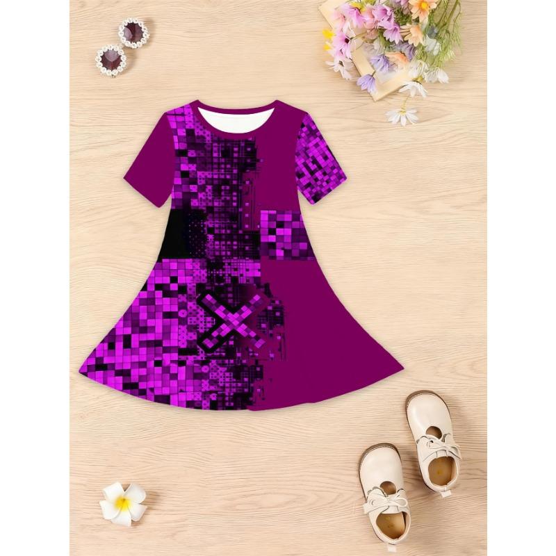 Girls Princess Dress with Short Sleeves & Oversized - Lightweight Spring Summer Dress Suitable for Birthdays, Casual Attire, 110
Girls Princess Dress with Short Sleeves & Oversized - Lightweight Spring Summer Dress Suitable for Birthdays, Casual Attire, 110