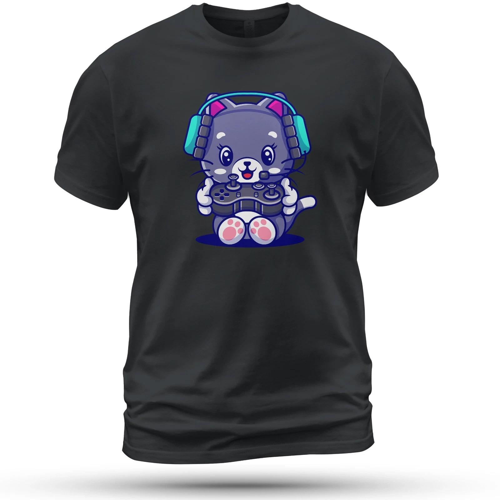 Cute Cat Gaming Animal Gamer Cat T-Shirt Funny Size S-5XL Made in USA 2XL
Cute Cat Gaming Animal Gamer Cat T-Shirt Funny Size S-5XL Made in USA 2XL