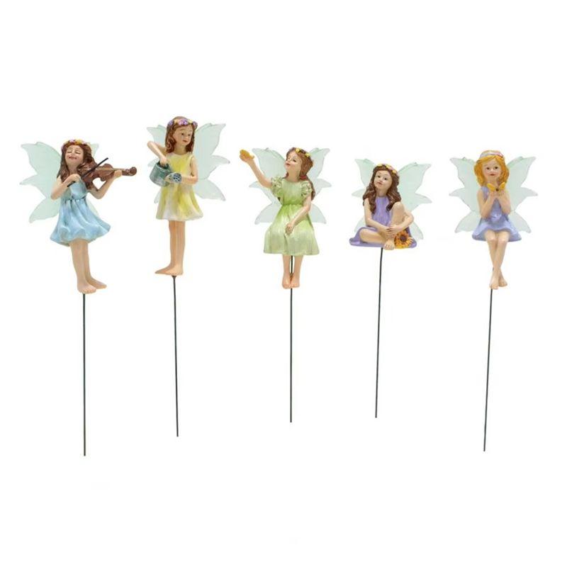 AEE4-5 Pcs Mini Fairy Figurines Resin Flower Fairies Ornament Flowerpot Insert Tiny Fairy With Glow In Dark Wing Fairy Garden
AEE4-5 Pcs Mini Fairy Figurines Resin Flower Fairies Ornament Flowerpot Insert Tiny Fairy With Glow In Dark Wing Fairy Garden