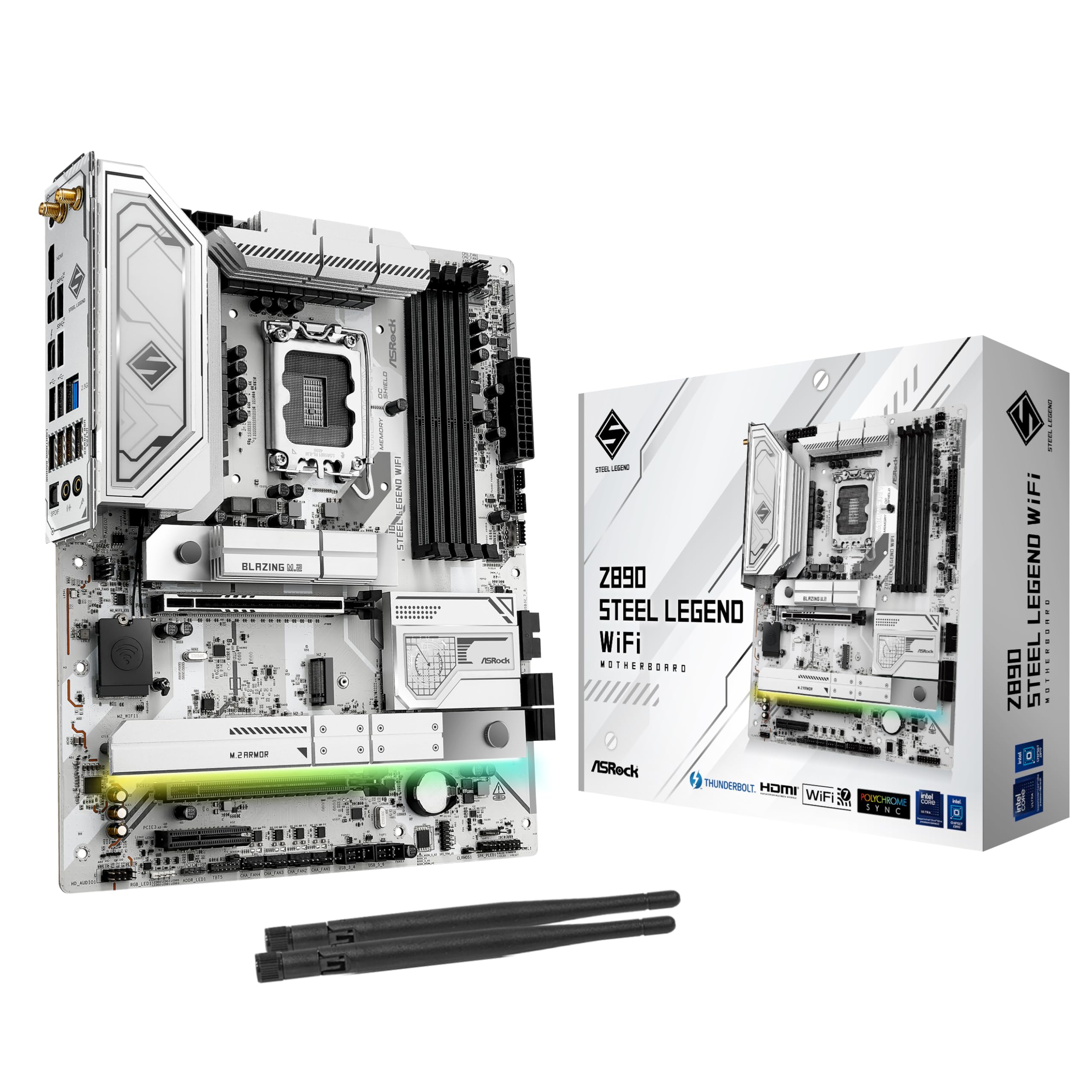 Материнська плата ASRock Z890 Steel Legend WiFi Intel CPU Ultra Compatible Z890 Chipset DDR5 ATX Материнська плата Авторизований дистриб’ютор (LGA1851) [Вітчизняний
Материнська плата ASRock Z890 Steel Legend WiFi Intel CPU Ultra Compatible Z890 Chipset DDR5 ATX Материнська плата Авторизований дистриб’ютор (LGA1851) [Вітчизняний