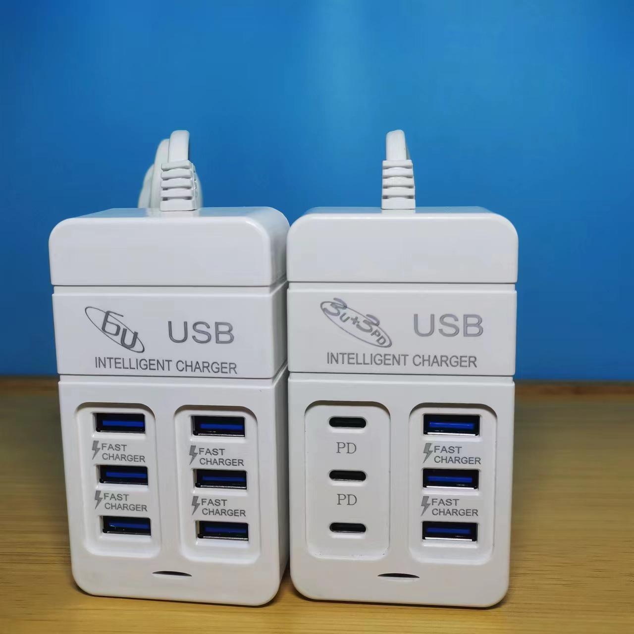 Multi-Port USB Power Strip with PD Fast Charging - Supports Mobile Fast Charging, EU/US/UK Standard 4 USB Strip Charger, Long EU Plug
Multi-Port USB Power Strip with PD Fast Charging - Supports Mobile Fast Charging, EU/US/UK Standard 4 USB Strip Charger, Long EU Plug