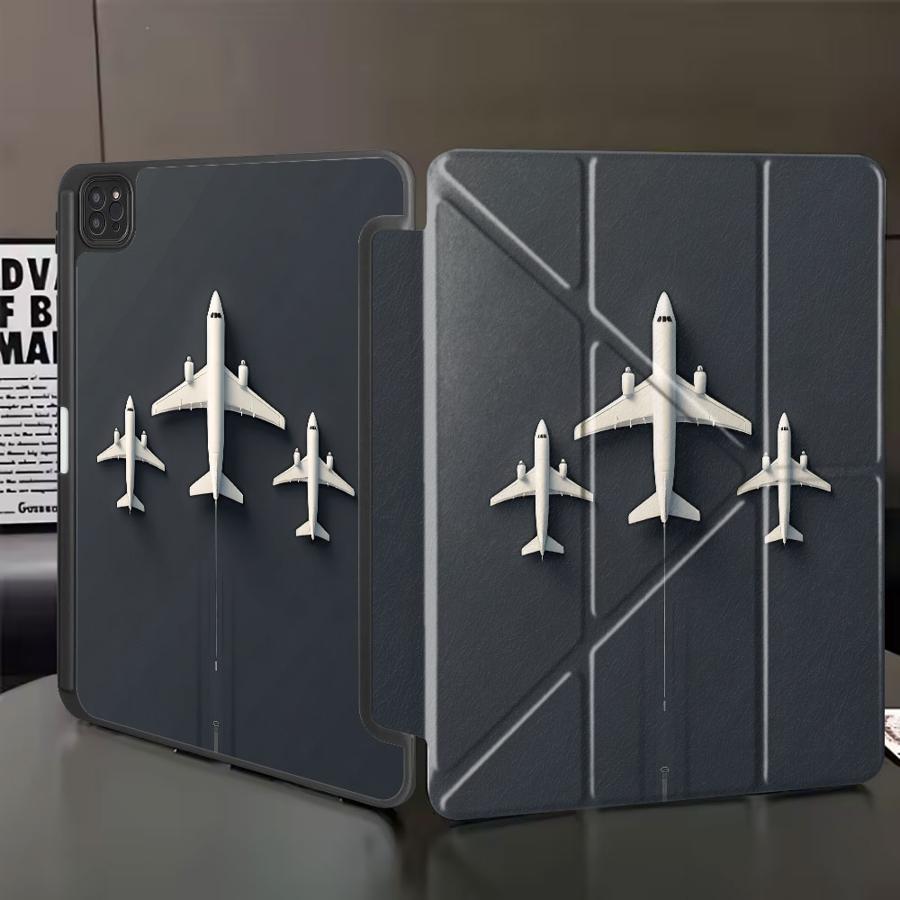 Trio Aircraft Formation Holder Cover Tablet Case For iPad Pro 2025 Pro 11th 10th 9th 8th 7th 12.9inch Air 4 5 M3 M2 1 2 M4 iPad Mini 6 8.3
Trio Aircraft Formation Holder Cover Tablet Case For iPad Pro 2025 Pro 11th 10th 9th 8th 7th 12.9inch Air 4 5 M3 M2 1 2 M4 iPad Mini 6 8.3