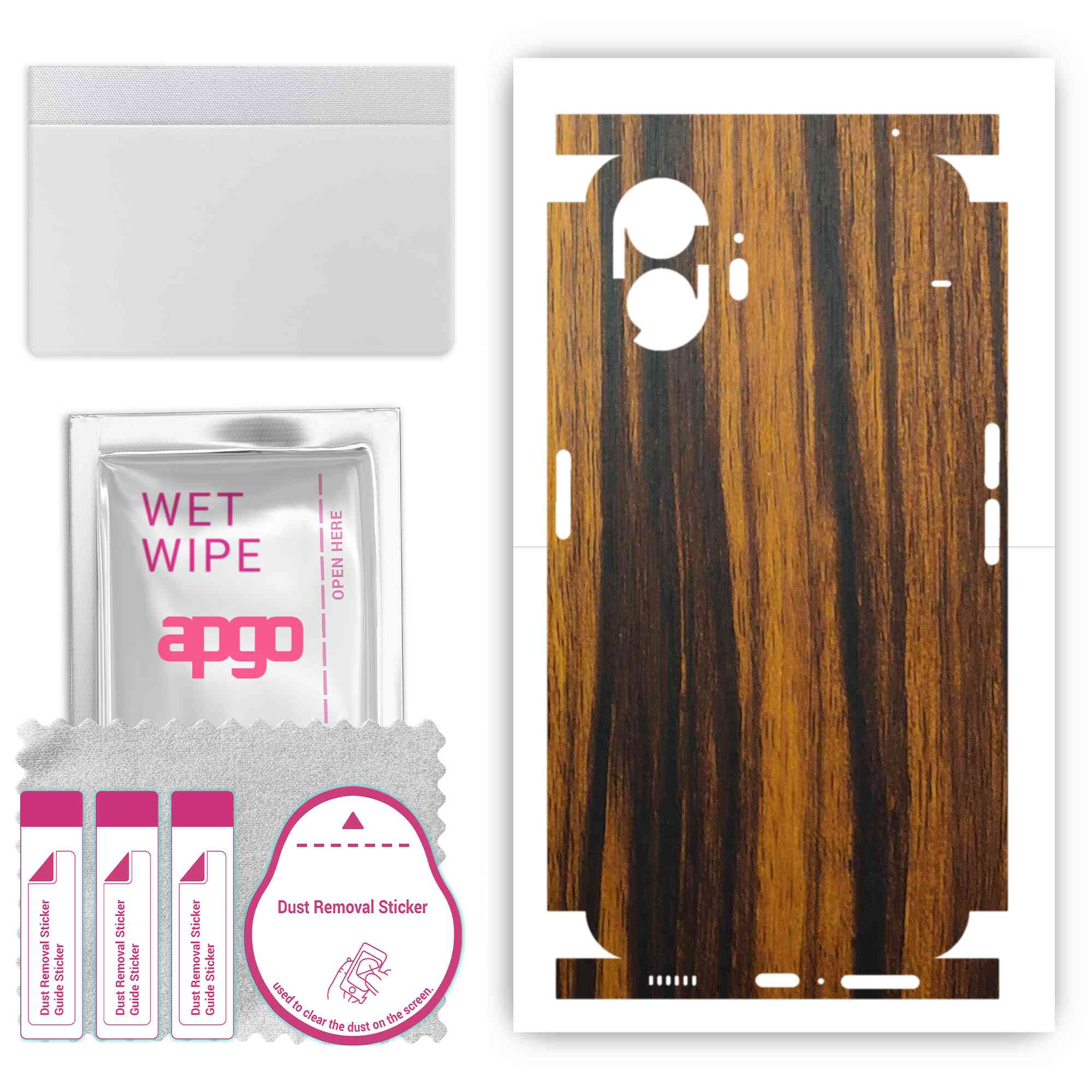apgo Protective Skin Sticker for the back+sides compatible with Nothing Phone 2, Full Wrap Film, Foil, Vinyl - Pattern Tigerwood
apgo Protective Skin Sticker for the back+sides compatible with Nothing Phone 2, Full Wrap Film, Foil, Vinyl - Pattern Tigerwood