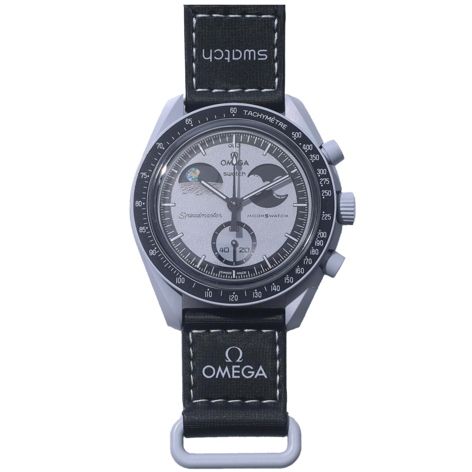 EARTH PHASE Доступне пакування різдвяних подарунків Swatch Collaboration Оригінальна коробка з Shopper Speedmaster Model Mission Watch Waterproof Mission сірий колір
EARTH PHASE Доступне пакування різдвяних подарунків Swatch Collaboration Оригінальна коробка з Shopper Speedmaster Model Mission Watch Waterproof Mission сірий колір