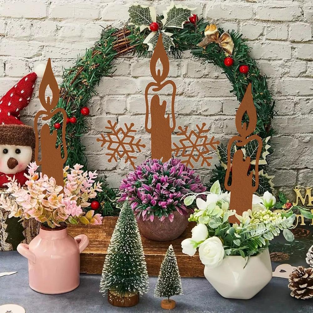 6pcs Rustic Rusted Candles with Snowflake Outdoor Garden Posts, Event Decor for Terrace TY6707-6pcs-xiu
6pcs Rustic Rusted Candles with Snowflake Outdoor Garden Posts, Event Decor for Terrace TY6707-6pcs-xiu