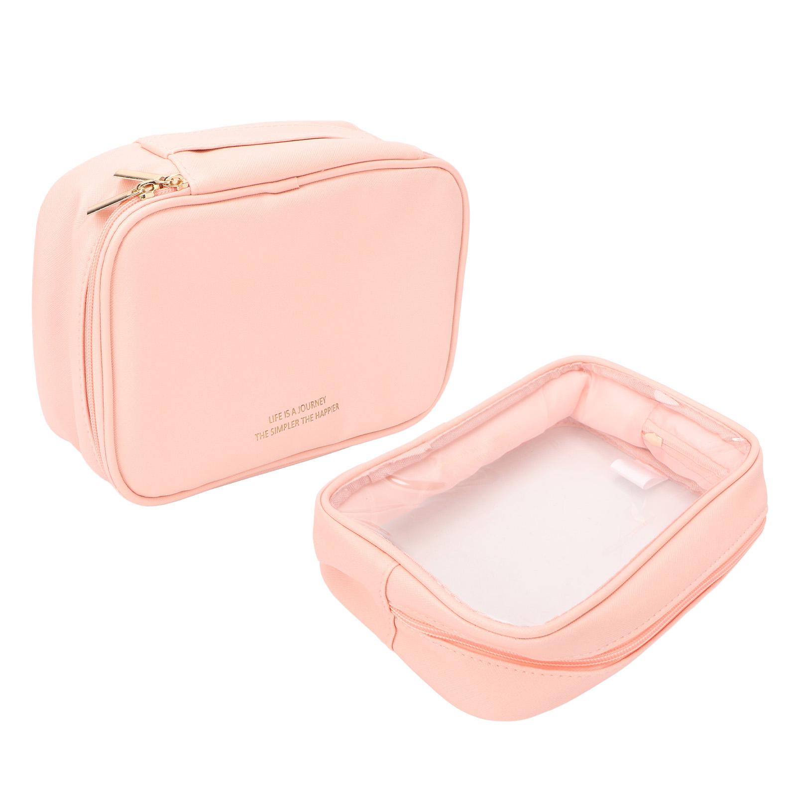 2pcs Makeup Storage Bag Large Capacity Waterproof Cosmetic Travel Pouch Set Transparent Pink
2pcs Makeup Storage Bag Large Capacity Waterproof Cosmetic Travel Pouch Set Transparent Pink