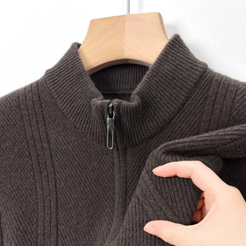 Men s Plus Size Wool-Cashmere Zipper Vest Sweater - Thick Knit Winter Cardigan for Middle-aged and Older Men 170 (120-135 kg) кавовий/сірий колір
Men s Plus Size Wool-Cashmere Zipper Vest Sweater - Thick Knit Winter Cardigan for Middle-aged and Older Men 170 (120-135 kg) кавовий/сірий колір