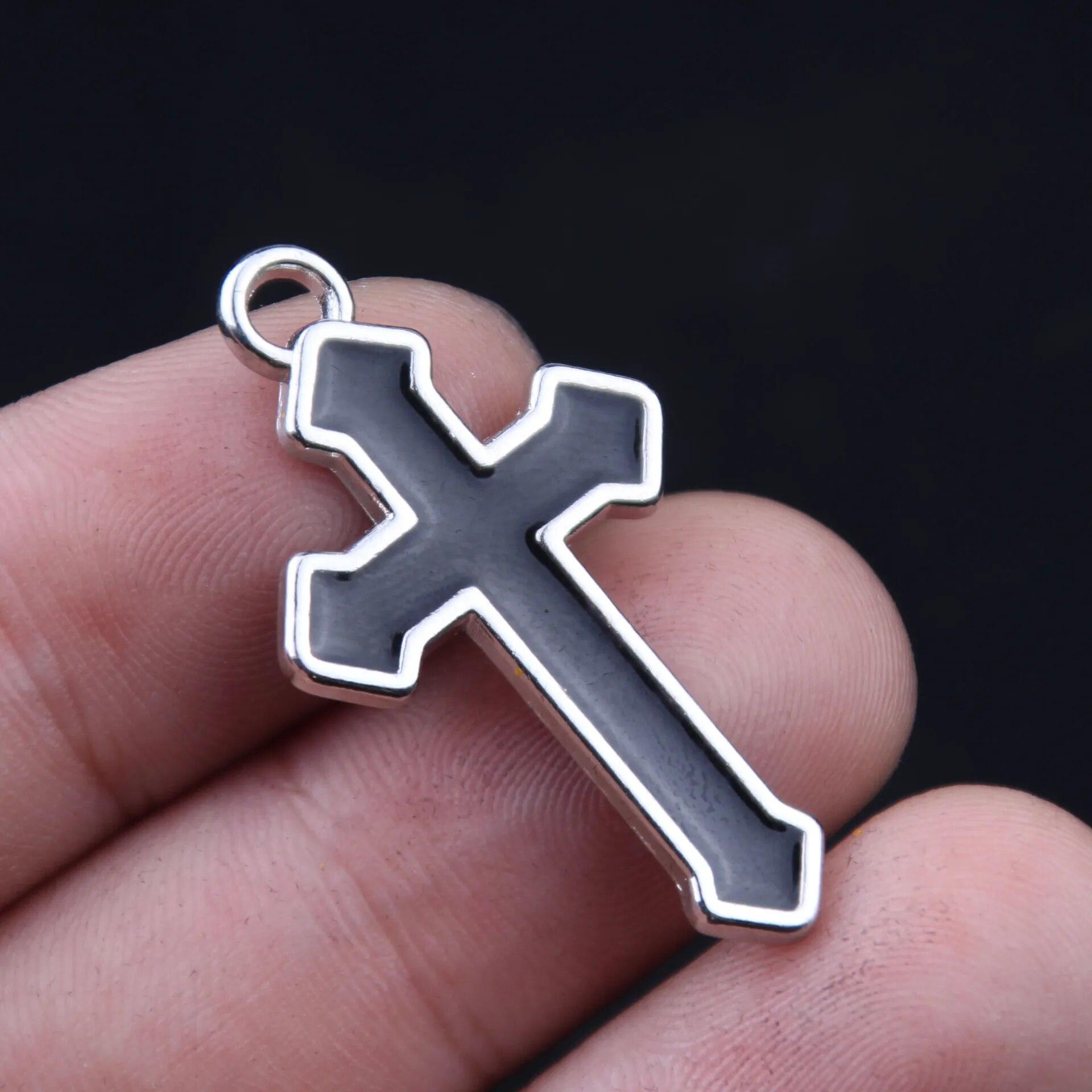 12pcs Gothic Cross Connector Charms Jewelry DIY Necklace Handmade earring Aesthetic Accessories Jewelry Making Supplies
12pcs Gothic Cross Connector Charms Jewelry DIY Necklace Handmade earring Aesthetic Accessories Jewelry Making Supplies