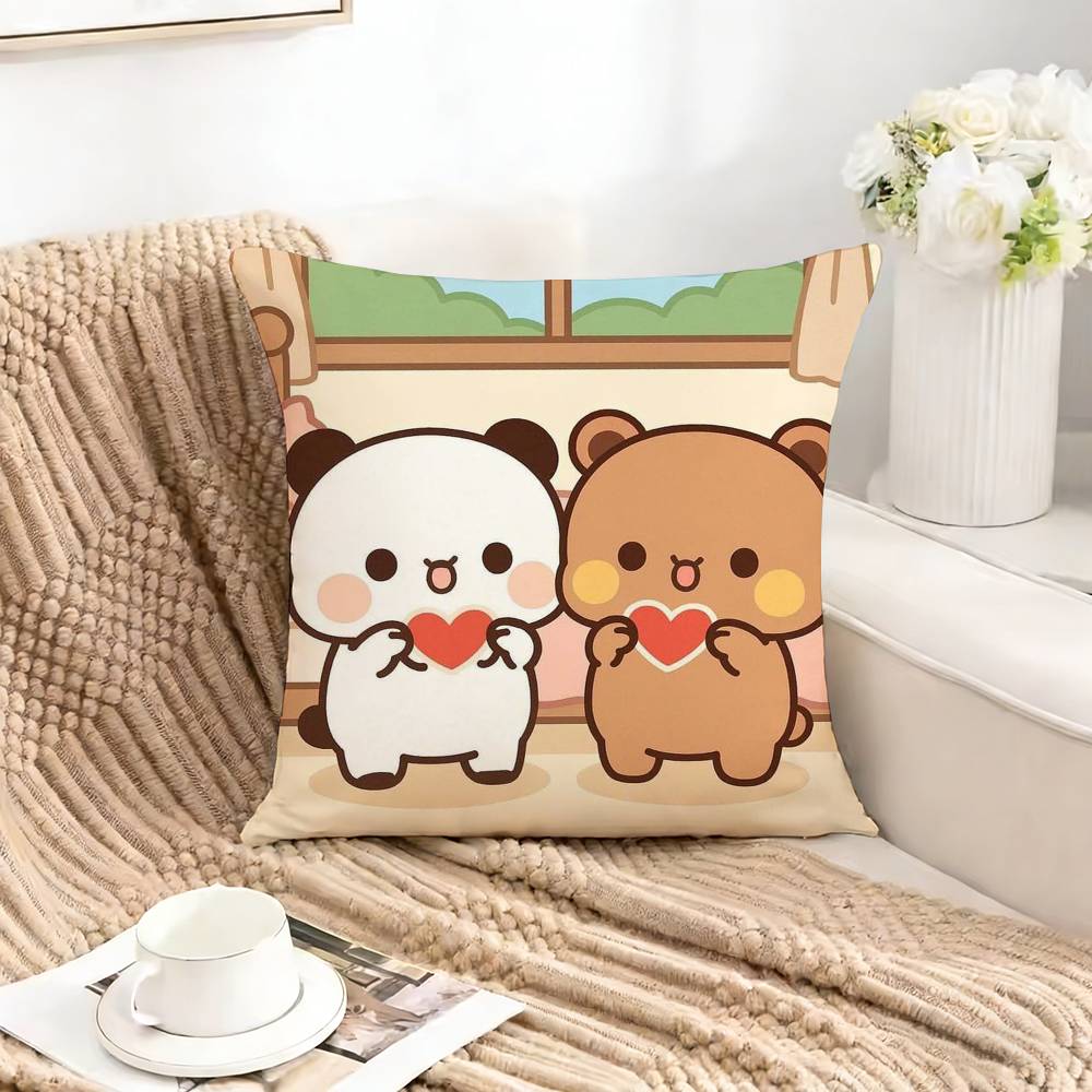 Panda BBubu DDudu Pillow Case Square DoubleSided Sofa Cushion Cover Bedroom Bedside Pillow 30X30cm
Panda BBubu DDudu Pillow Case Square DoubleSided Sofa Cushion Cover Bedroom Bedside Pillow 30X30cm