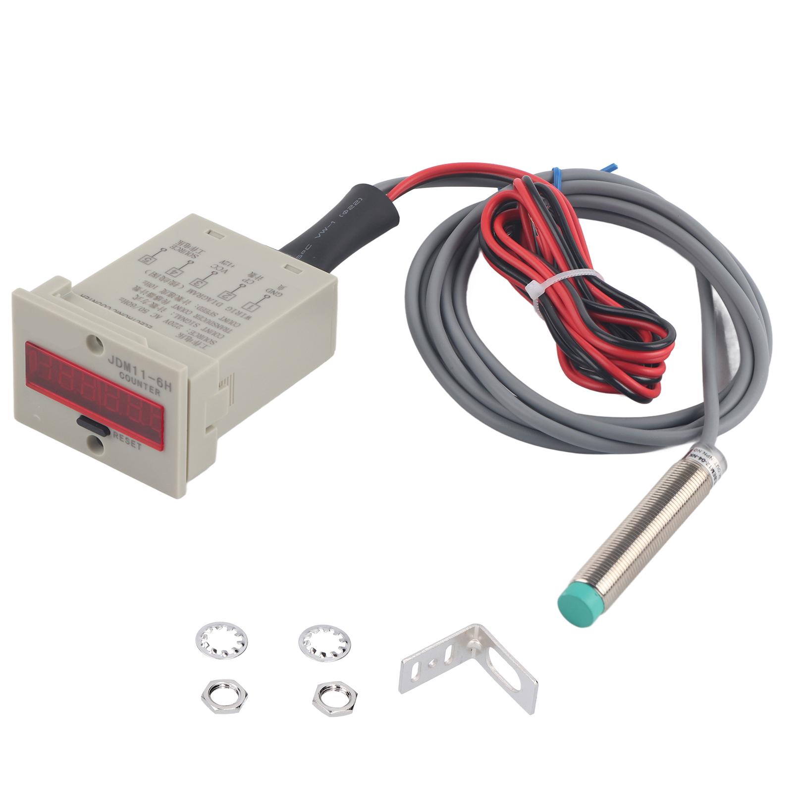 Digital Electronic Counter for Metal Objects Contact Induction Panel Reset JDM11‑6H Panel Reset Counter
Digital Electronic Counter for Metal Objects Contact Induction Panel Reset JDM11‑6H Panel Reset Counter