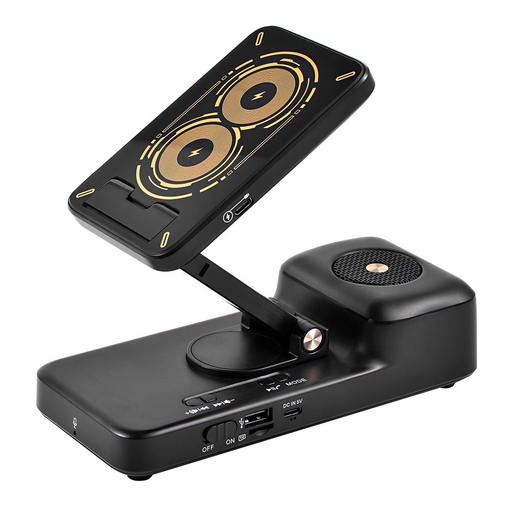 F21 Wireless Charger 15W Charging Station with Bluetooth-compatible Speaker Breathable Phone Holder A
F21 Wireless Charger 15W Charging Station with Bluetooth-compatible Speaker Breathable Phone Holder A