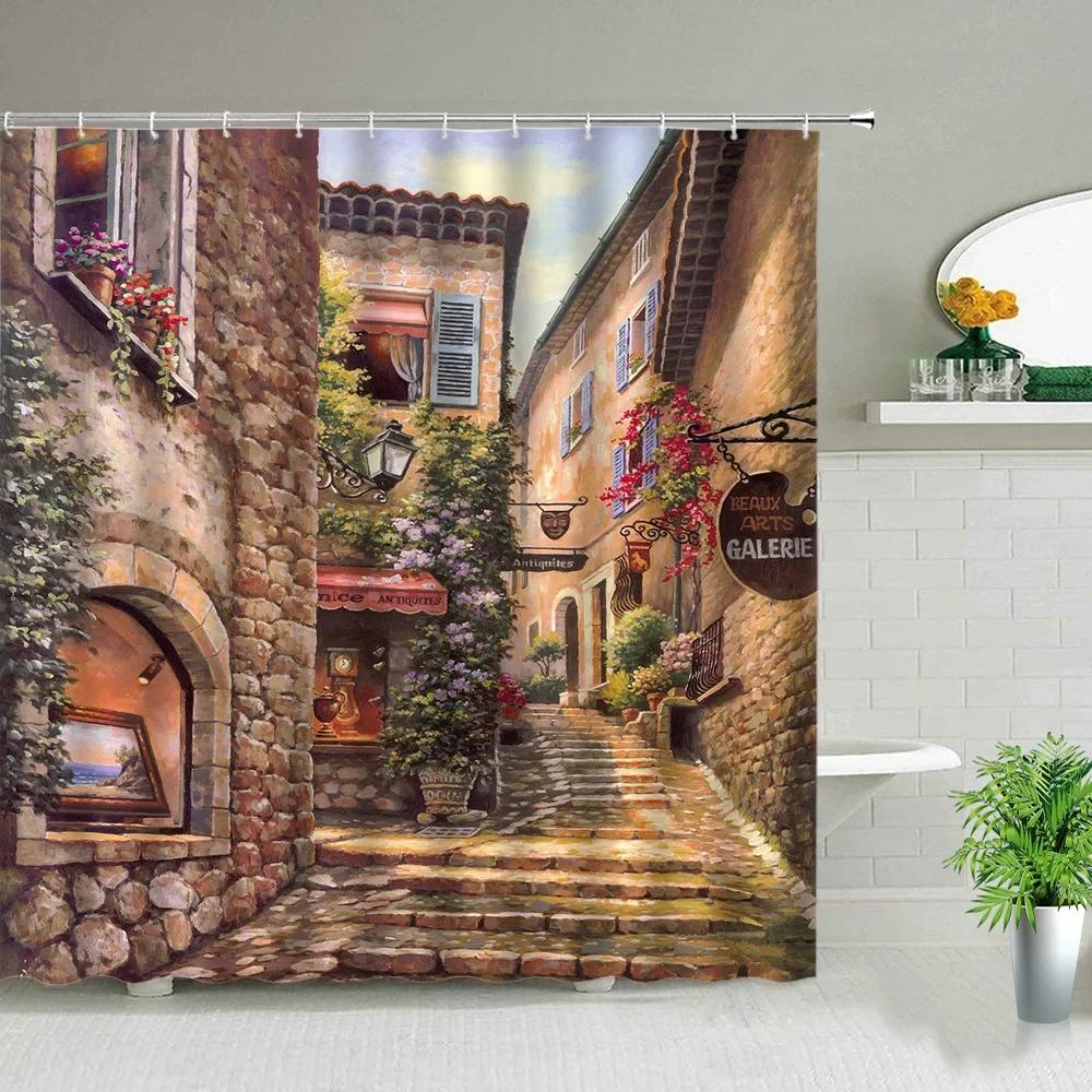 3D Nordic Italy Street Alley Shower Curtain Garden Flowers Scenery Retro Design Cloth Curtains Waterproof Home Bathroom Decor W60H190(CM)-1 Pcs
3D Nordic Italy Street Alley Shower Curtain Garden Flowers Scenery Retro Design Cloth Curtains Waterproof Home Bathroom Decor W60H190(CM)-1 Pcs