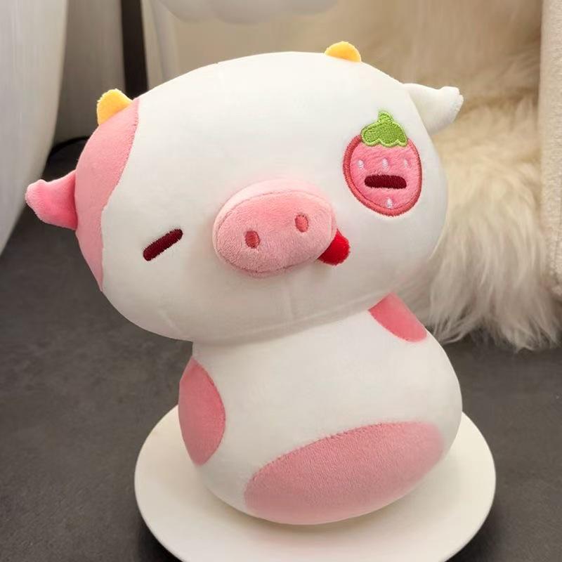 Adorable Strawberry Cow Pig Plush Toy - Cute Mushroom Pillow & Perfect Birthday Gift 20cm, 0.16kg
Adorable Strawberry Cow Pig Plush Toy - Cute Mushroom Pillow & Perfect Birthday Gift 20cm, 0.16kg