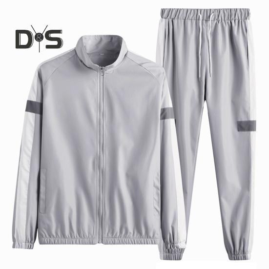 2 шт./комплект. Чоловічий комплект спортивного одягу. Комір-стійка з довгим рукавом і довгим рукавом. Набір спортивних штанів на шнурку. M
2 шт./комплект. Чоловічий комплект спортивного одягу. Комір-стійка з довгим рукавом і довгим рукавом. Набір спортивних штанів на шнурку. M