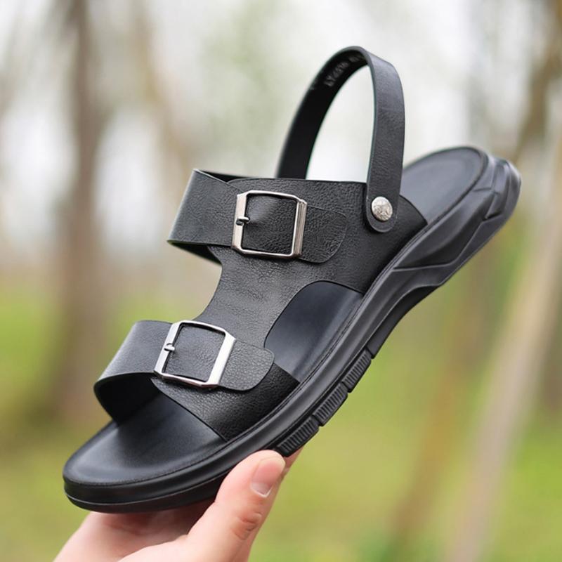 Модные мужские дышащие кожаные сандалии однотонные мужские летние туфли повседневные удобные сандалии с открытым носком мягкие пляжные туфли 44 чёрный
Модные мужские дышащие кожаные сандалии однотонные мужские летние туфли повседневные удобные сандалии с открытым носком мягкие пляжные туфли 44 чёрный