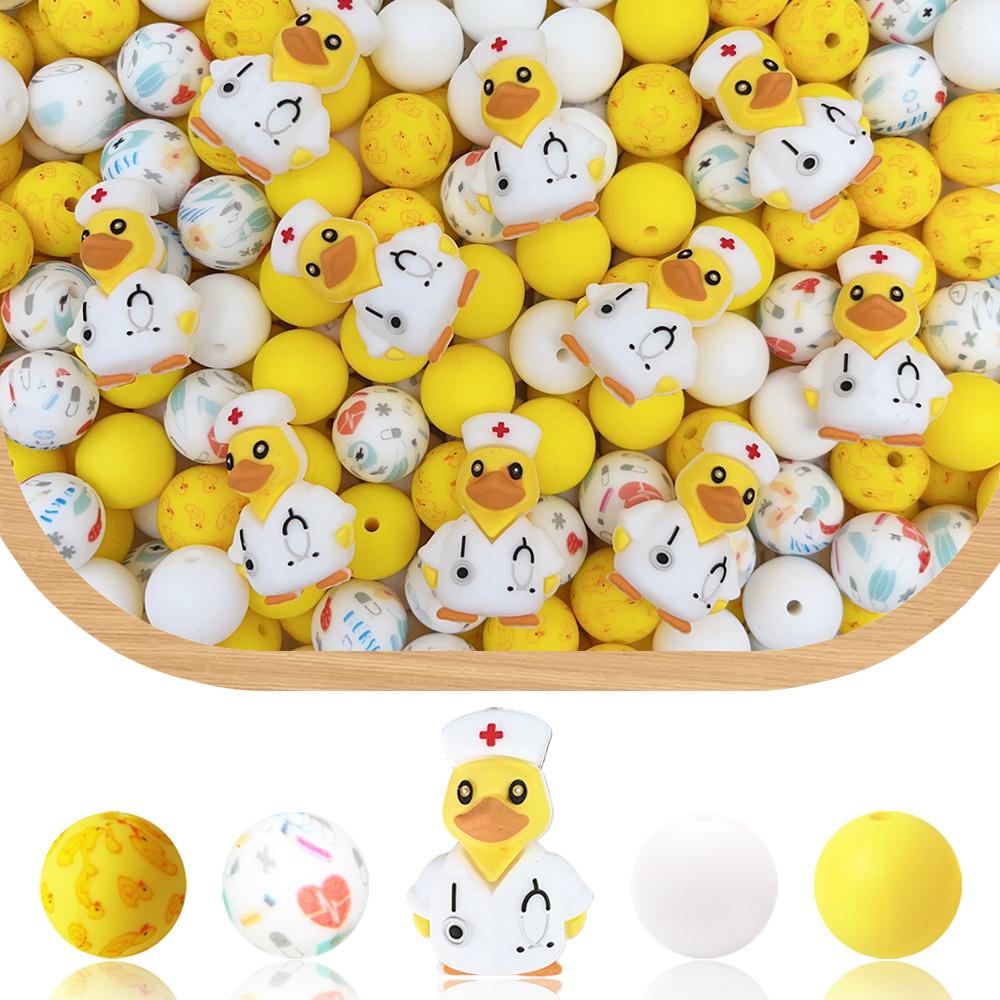 25/66PCS 3D Nurse Series Silicone Bead Set, perfect for DIY handmade crafts such as keychains, necklaces, bracelets, etc
25/66PCS 3D Nurse Series Silicone Bead Set, perfect for DIY handmade crafts such as keychains, necklaces, bracelets, etc