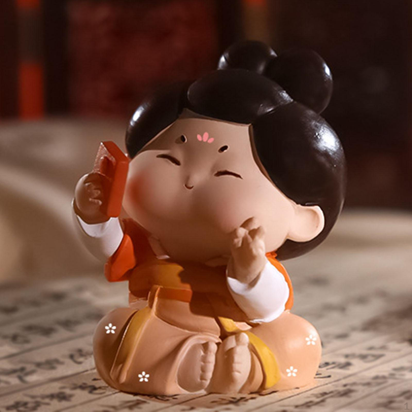 Cartoon Girl Figurine Chinese Tang Statue Crafts Miniature Resin Desktop Decor for Home Take photo
Cartoon Girl Figurine Chinese Tang Statue Crafts Miniature Resin Desktop Decor for Home Take photo