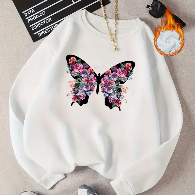 (Азиатский размер) Женские милые стильные пуловеры с принтом бабочки на осень-осень-зиму, женские весенние модные повседневные пуловеры, флисовая одежда, толстовки с графикой
(Азиатский размер) Женские милые стильные пуловеры с принтом бабочки на осень-осень-зиму, женские весенние модные повседневные пуловеры, флисовая одежда, толстовки с графикой