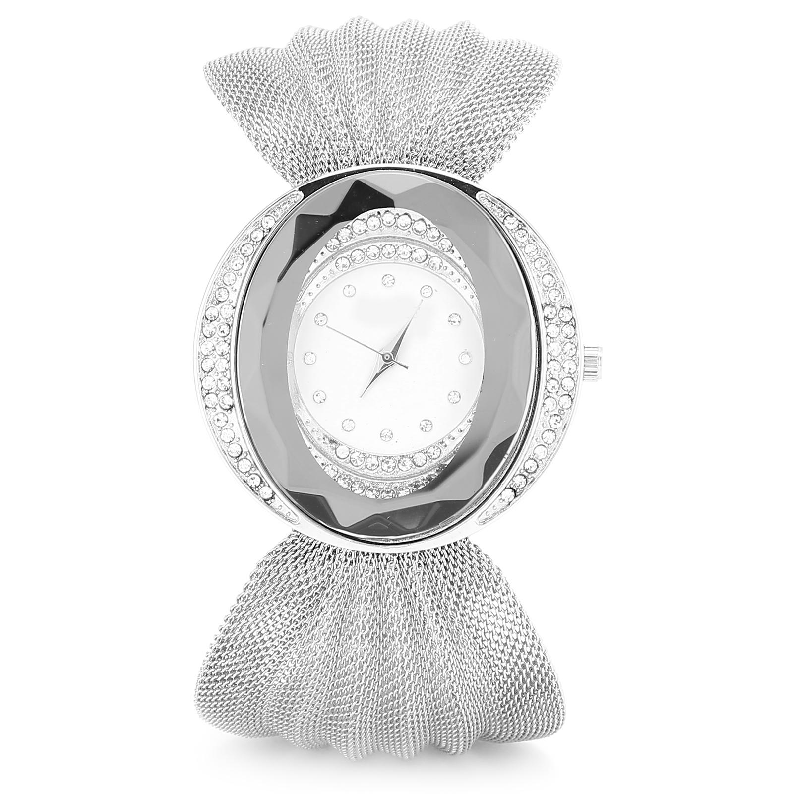 Fashionable Women Watch Wide Mesh Belt Quartz Shining Elegant Wrist Watch for FemaleSilver срібний
Fashionable Women Watch Wide Mesh Belt Quartz Shining Elegant Wrist Watch for FemaleSilver срібний