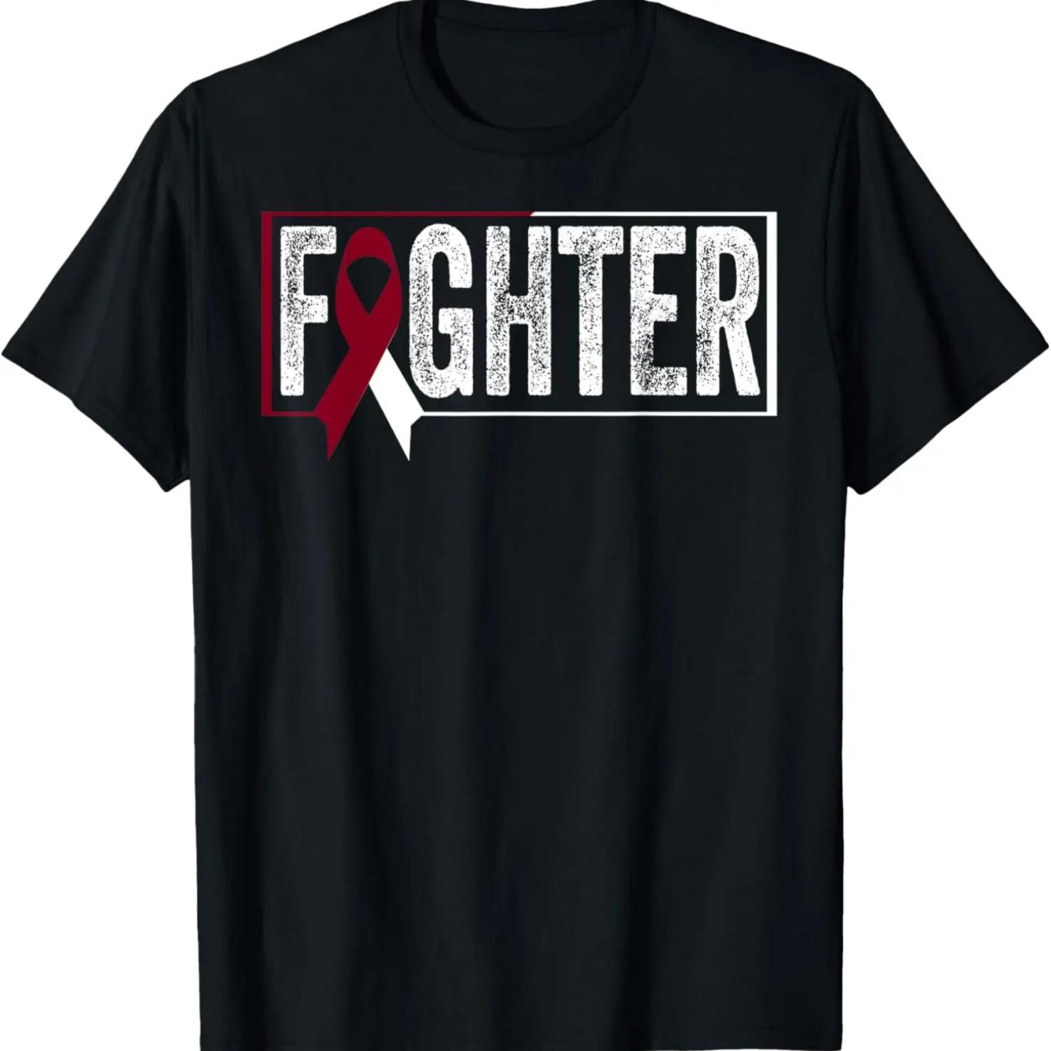 Throat Cancer Shirt Oral Head Neck Cancer Awareness Fighter T-Shirt S
Throat Cancer Shirt Oral Head Neck Cancer Awareness Fighter T-Shirt S