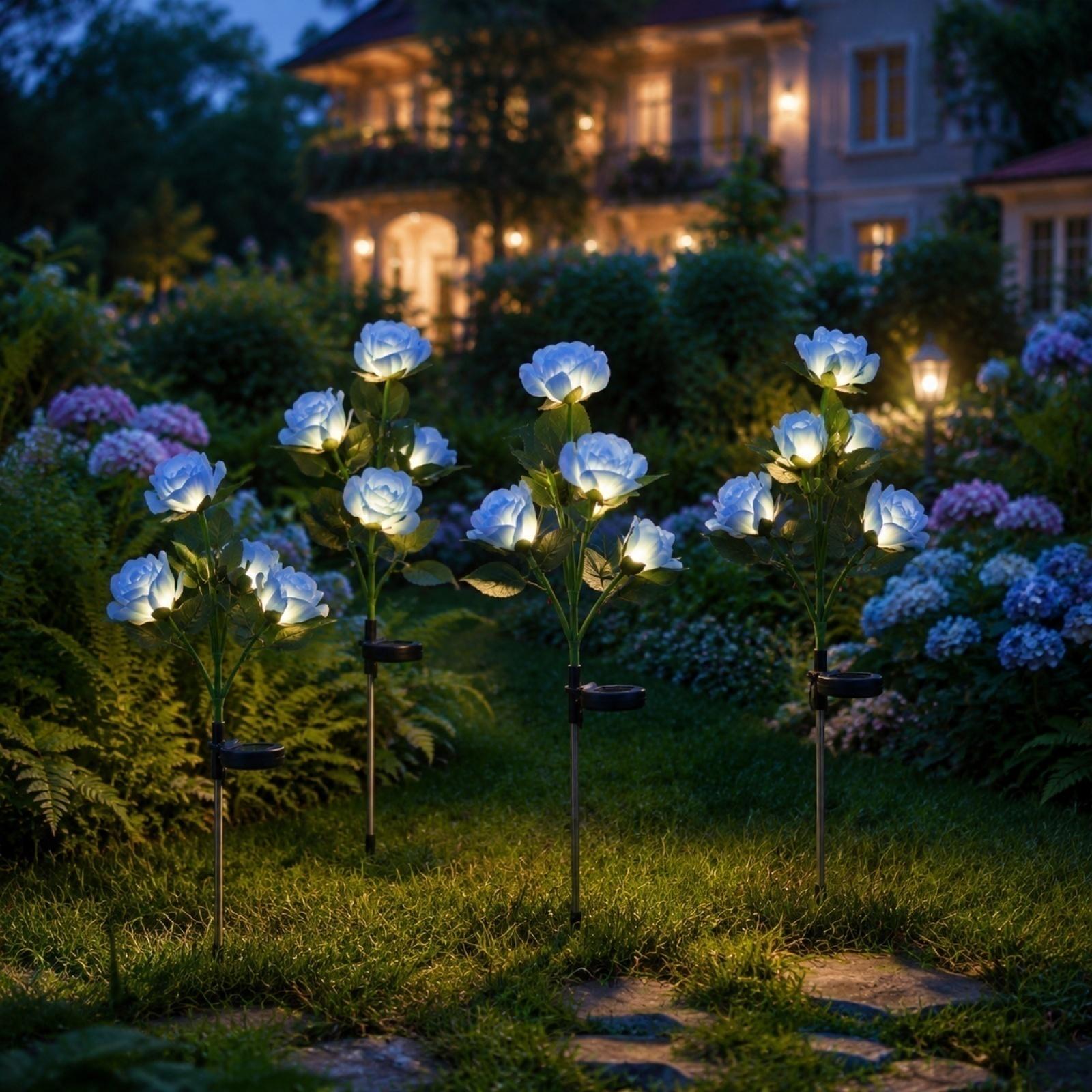 Solar Powered Artificial Flower Garden Light Outdoor Decorative Lawn Lamp with Stake for Yard Pathway Patio Landscape Lighting one size синій
Solar Powered Artificial Flower Garden Light Outdoor Decorative Lawn Lamp with Stake for Yard Pathway Patio Landscape Lighting one size синій
