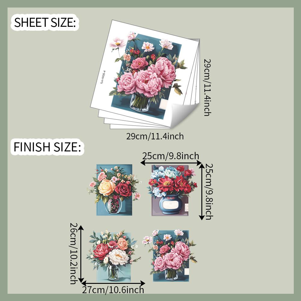 Четырехкомпонентная расписная ваза для спальни, гостиной, прихожей, украшение домашнего фона, наклейки на стену
Четырехкомпонентная расписная ваза для спальни, гостиной, прихожей, украшение домашнего фона, наклейки на стену