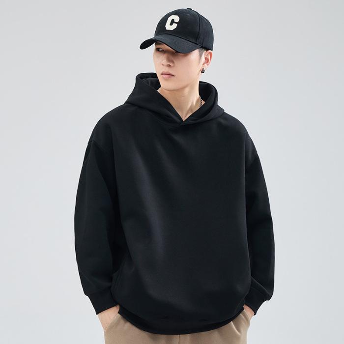 Осенний тяжелый свитер с капюшоном 30G, мужской свободный повседневный однотонный топ с длинным рукавом, молодежная модная одежда 2XL чёрный
Осенний тяжелый свитер с капюшоном 30G, мужской свободный повседневный однотонный топ с длинным рукавом, молодежная модная одежда 2XL чёрный