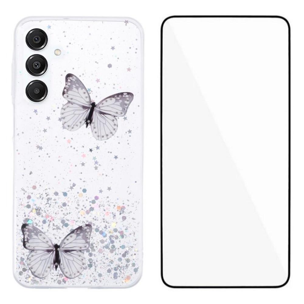 WANLONFENG AW Series for Samsung Galaxy A16 4G/5G Case with Screen Film TPU Phone Cover PVC Butterfly Epoxy White
WANLONFENG AW Series for Samsung Galaxy A16 4G/5G Case with Screen Film TPU Phone Cover PVC Butterfly Epoxy White