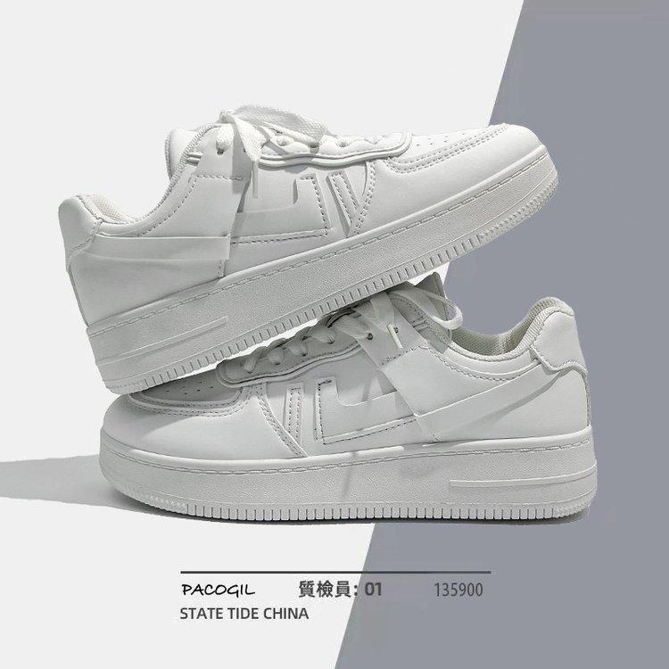 2024 spring new flat-bottomed leather board shoes women s round head lace-up lightweight sports single shoes women s casual white shoes 40 білий
2024 spring new flat-bottomed leather board shoes women s round head lace-up lightweight sports single shoes women s casual white shoes 40 білий