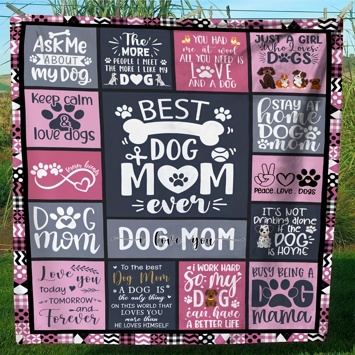 A Soft Fleece Blanket with a Patchwork Design for The Best Dog Mom 150*100cm
A Soft Fleece Blanket with a Patchwork Design for The Best Dog Mom 150*100cm