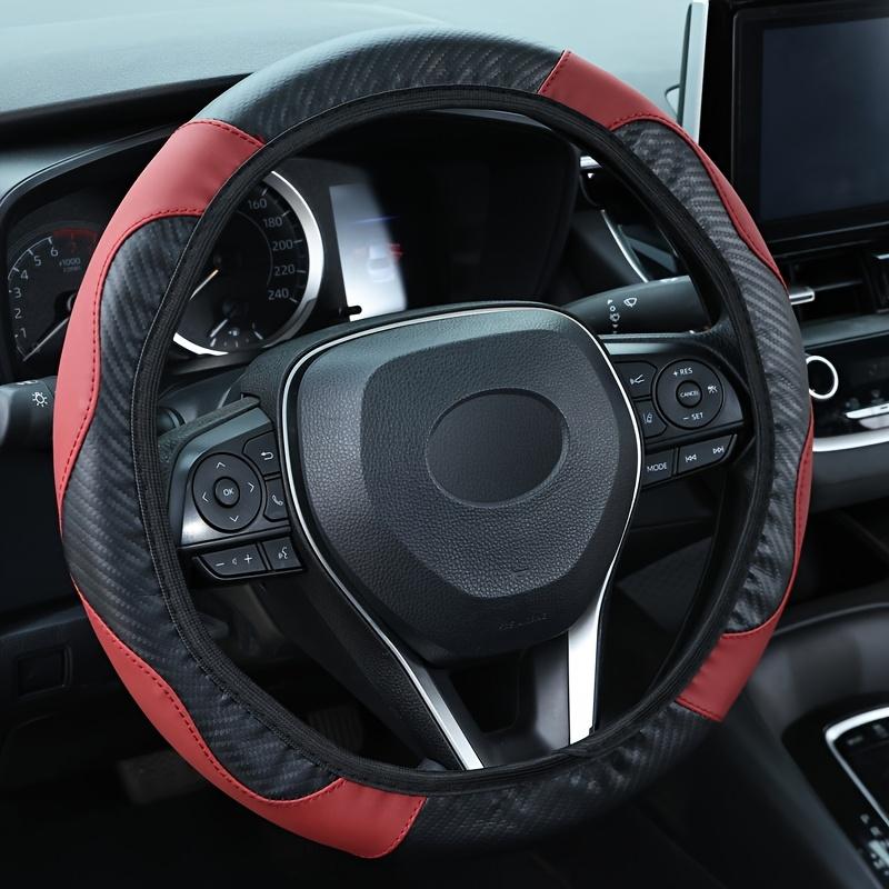 Универсальная оплетка на руль автомобиля, эластичная из углеродного волокна, износостойкая, нескользящая, без внутреннего кольца, для автомобиля вино красного
Универсальная оплетка на руль автомобиля, эластичная из углеродного волокна, износостойкая, нескользящая, без внутреннего кольца, для автомобиля вино красного