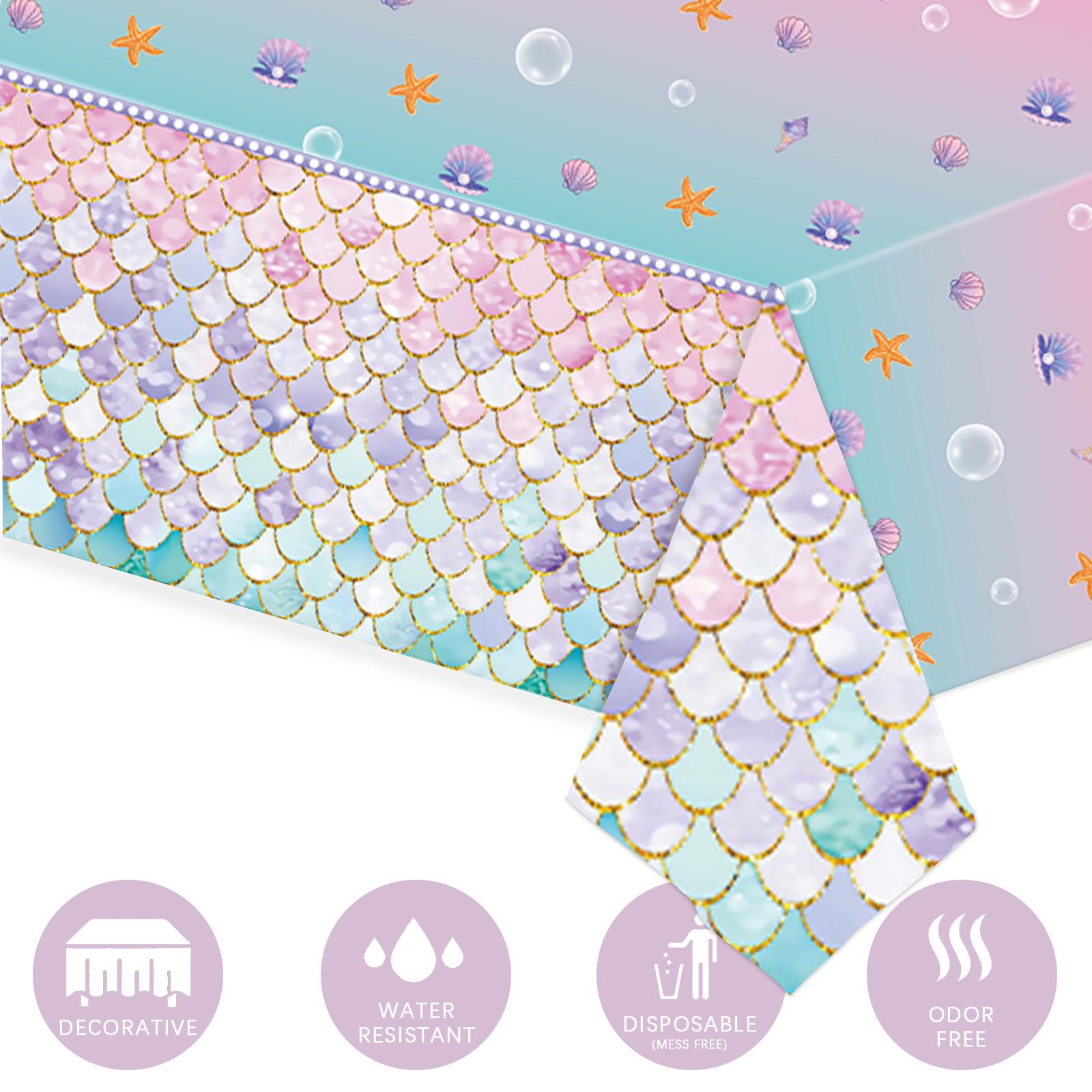 Mermaid Theme Party Disposable Supplies Fish Scale Tableware Underwater World Wedding Girl Birthday Party Baby Shower Decoration
Mermaid Theme Party Disposable Supplies Fish Scale Tableware Underwater World Wedding Girl Birthday Party Baby Shower Decoration