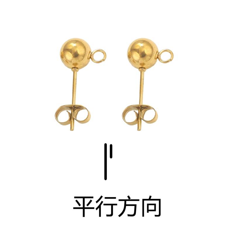 1 Pair Stainless Steel Ball Stud Earrings With Loop For DIY Jewelry Making 1pair золотий
1 Pair Stainless Steel Ball Stud Earrings With Loop For DIY Jewelry Making 1pair золотий