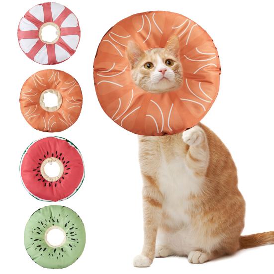 Pet Recovery Collar Drawstring Adjustment Anti-licking Orange Pattern Pet Dog Cat Protective Collar Pet
Pet Recovery Collar Drawstring Adjustment Anti-licking Orange Pattern Pet Dog Cat Protective Collar Pet