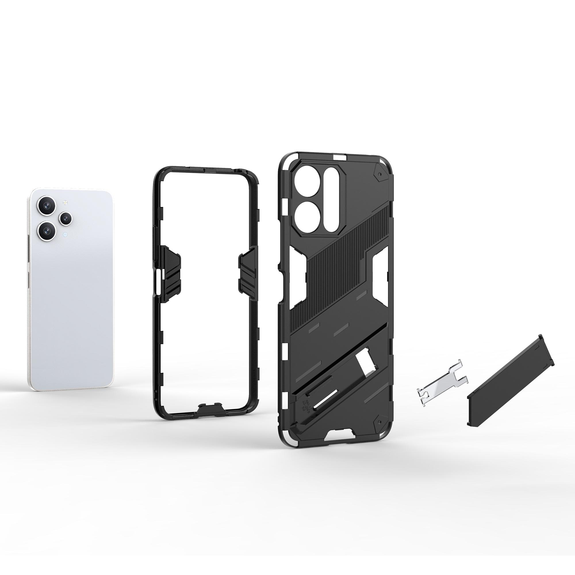 For Xiaomi Redmi 12 4G/12 5G (Global)/Poco M6 Pro 5G Anti-drop Protective Phone Case Kickstand PC+TPU Phone Cover Black
For Xiaomi Redmi 12 4G/12 5G (Global)/Poco M6 Pro 5G Anti-drop Protective Phone Case Kickstand PC+TPU Phone Cover Black